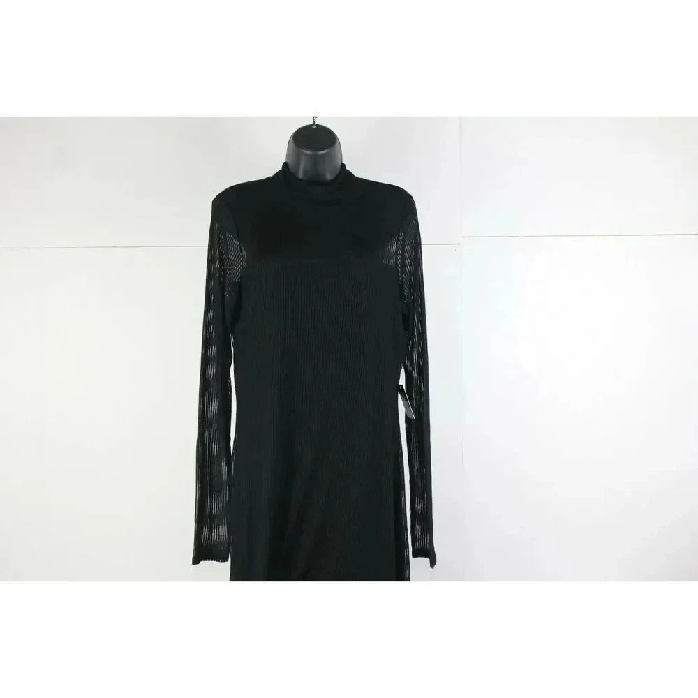 NWT ladies long black EXPRESS dress sizeL
